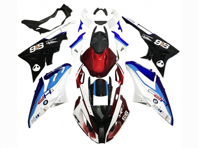 Carena Moto BMW S1000RR 2017-2018 - Bianco Blu Rosso Nero