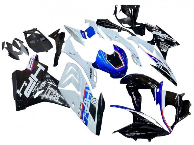 Kit Carena Moto BMW S1000RR 2015-2016 - Bianco Blu Nero Lucido