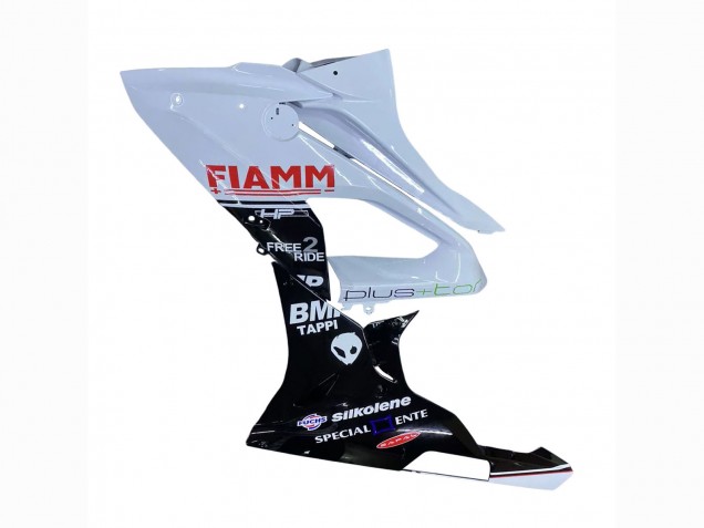 Carena Moto BMW S1000RR 2015-2016 - Bianco Nero Lucido Fiamm