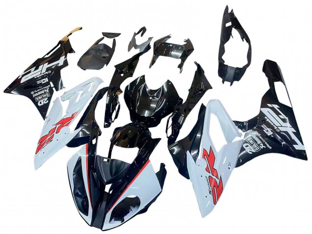 Carena Moto BMW S1000RR 2015-2016 - Bianco Nero Lucido