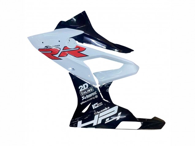 Carena Moto BMW S1000RR 2015-2016 - Bianco Nero Lucido