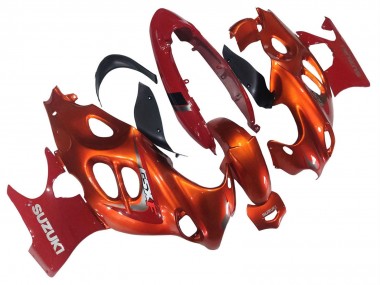 Carena Moto Suzuki GSX600F/GSX750F 2004-2006 - Burnt Arancia Bianco Logo
