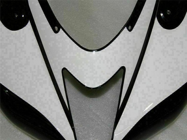 Carene Moto Kawasaki ZX6R 2007-2008 - Nero Bianco