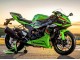 Carena Moto Kawasaki ZX6R 2023-2025 - Verde Nero