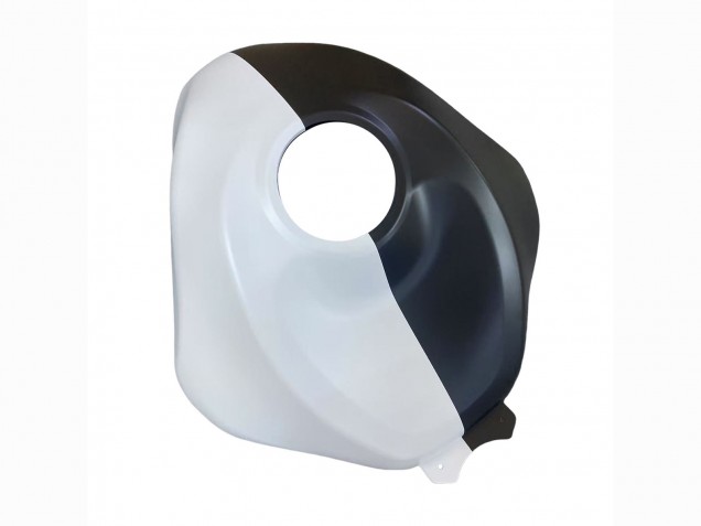 Carena Moto Kawasaki ZX6R 2023-2025 - Nero Bianco Fiore