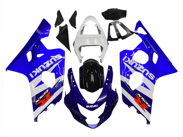 Kit Carena Moto Suzuki GSXR 600 / GSXR 750 2004-2005 - Bianco Blu Nero Rosso