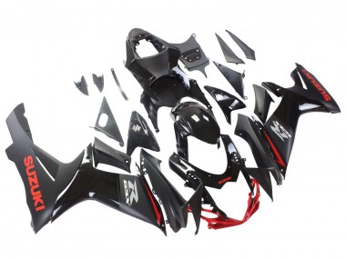 Carena Moto Suzuki GSXR 600 / GSXR 750 2011-2024 - Nero Grigio Rosso Linea