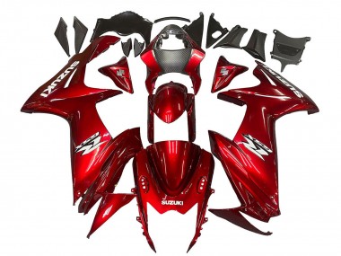 Carena Moto Suzuki GSXR 600 / GSXR 750 2011-2024 - Rosso Bianco Decal