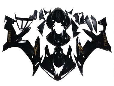 Carena Moto Yamaha YZF 1000 R1 2004-2006 - Nero Lucido Oro Decals
