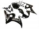 Carena Moto Yamaha YZF R6S 2006-2009 - Nero Lucido Bianco Decals