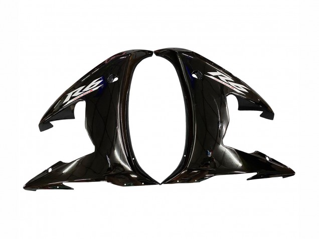 Carena Moto Yamaha YZF R6S 2006-2009 - Nero Lucido Bianco Decals