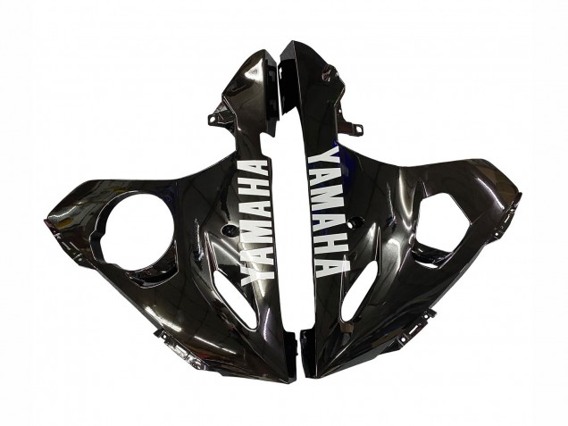 Carena Moto Yamaha YZF R6S 2006-2009 - Nero Lucido Bianco Decals