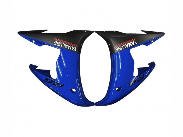 Carena Moto Yamaha YZF R6S 2006-2009 - Blu Bianco Nero Lucido Yamalube