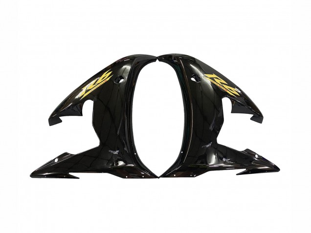 Carena Moto Yamaha YZF R6S 2006-2009 - Nero Lucido Oro Decals