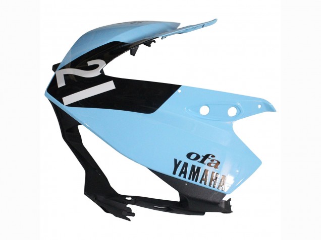 Carena Moto Yamaha YZF R3/R25 2015-2018 - Azzurro Chiaro Nero Yamalube 21