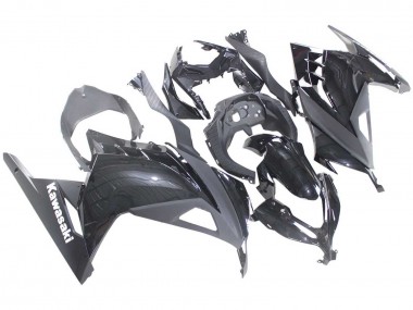 Carena Moto Kawasaki EX300 2013-2024 - Nero Lucido