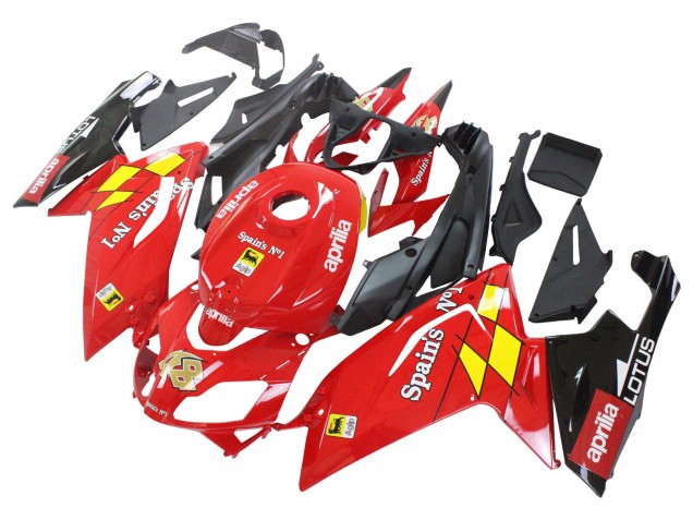 Carena Moto Aprilia RS125 2006-2011 - Rosso Bianco Giallo Nero