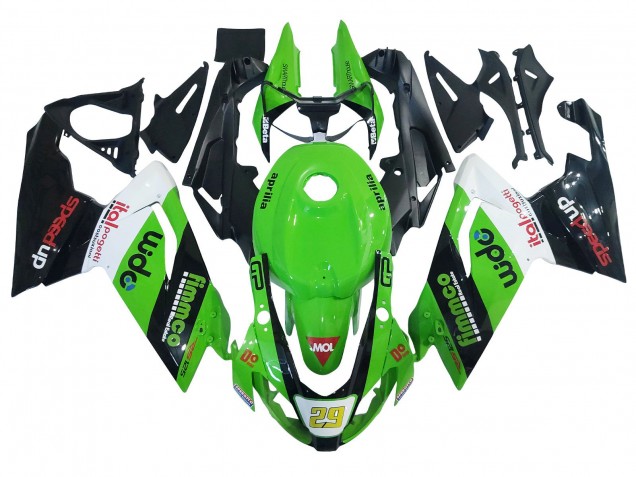Carena Moto Aprilia RS125 2006-2011 - Verde Bianco Nero