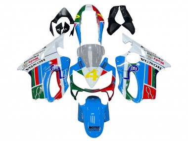 Carena Moto Honda CBR600 F4i 2004-2007 - Bianco Blu Verde Rosso