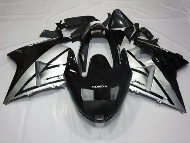 Carena Moto Honda CBR1100XX Blackbird 1996-2007 - Argento Nero Lucido