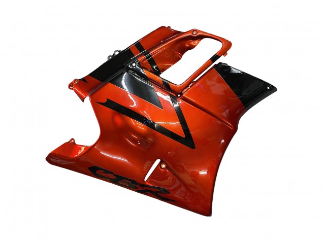 Carena Moto Honda CBR600 F2 1991-1994 - Arancia Nero Lucido