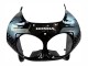 Carena Moto Honda CBR900RR 893 1992-1993 - Argento Nero Lucido