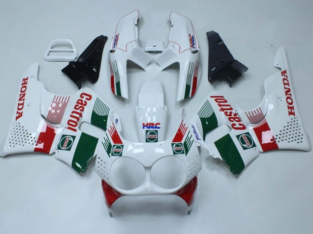 Carena Moto Honda CBR900RR 893 1992-1993 - Bianco Rosso Verde Castrol HRC