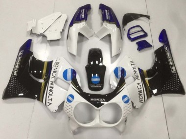 Carena Moto Honda CBR900RR 893 1992-1993 - Bianco Blu Nero Lucido Konica Minolta