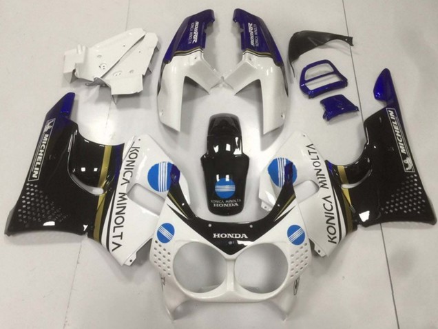 Carena Moto Honda CBR900RR 893 1992-1993 - Bianco Blu Nero Lucido Konica Minolta