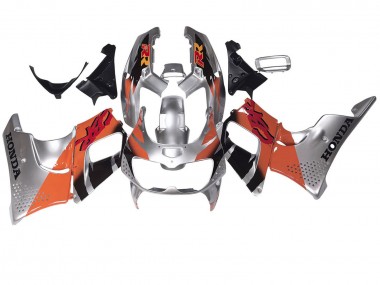Carena Moto Honda CBR900RR 893 1994-1995 - Argento Arancia Nero Lucido