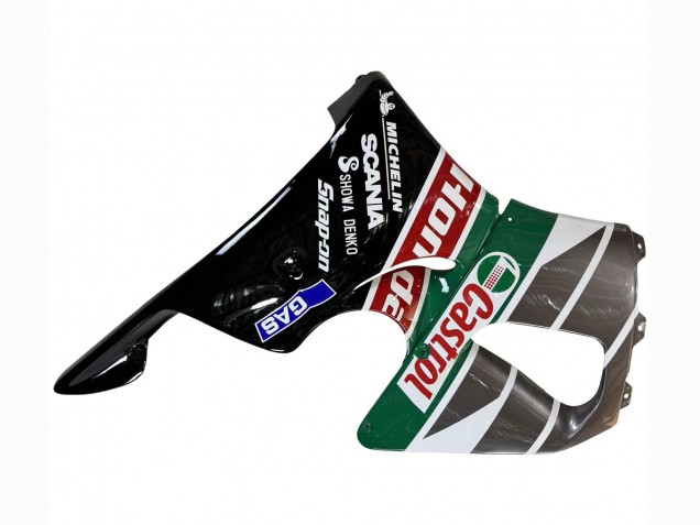 Carena Moto Honda CBR900RR 893 1996-1997 - Bianco Verde Grigio Nero Lucido Castrol