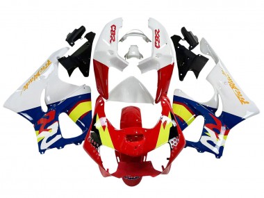 Carena Moto Honda CBR900RR 919 1998-1999 - Bianco Rosso Giallo Blu