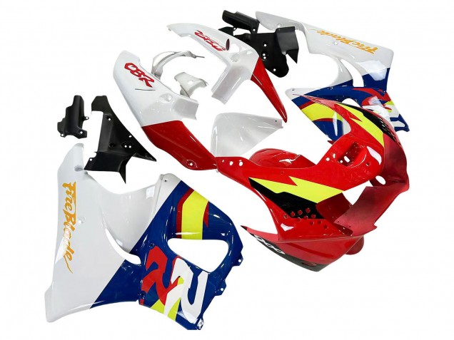 Carena Moto Honda CBR900RR 919 1998-1999 - Bianco Rosso Giallo Blu