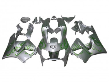 Carena Moto Honda CBR900RR 919 1998-1999 - Argento Verde Fiamma