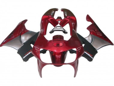 Carena Moto Honda CBR900RR 919 1998-1999 - Rosso Scuro Nero Grigio