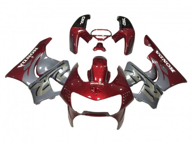 Carena Moto Honda CBR900RR 919 1998-1999 - Rosso Scuro Grigio