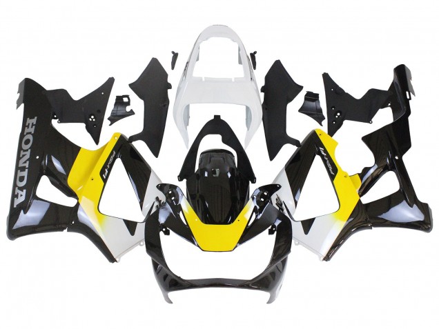 Carena Moto Honda CBR900RR 929 2000-2001 - Bianco Giallo Nero Lucido