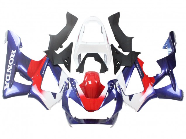 Carena Moto Honda CBR900RR 929 2000-2001 - Bianco Rosso Blu