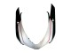 Carena Moto Ducati 848 2007-2014 - Bianco Rosa Nero Lucido Connie