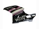Carena Moto Ducati 848 2007-2014 - Bianco Rosa Nero Lucido Connie