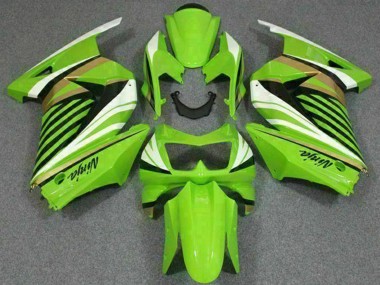 Carena Moto Kawasaki EX250 2008-2012 - Verde Bianco Nero