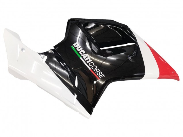 Carena Moto Ducati 848/1098/1198 2007-2014 - Bianco Rosso Nero Lucido