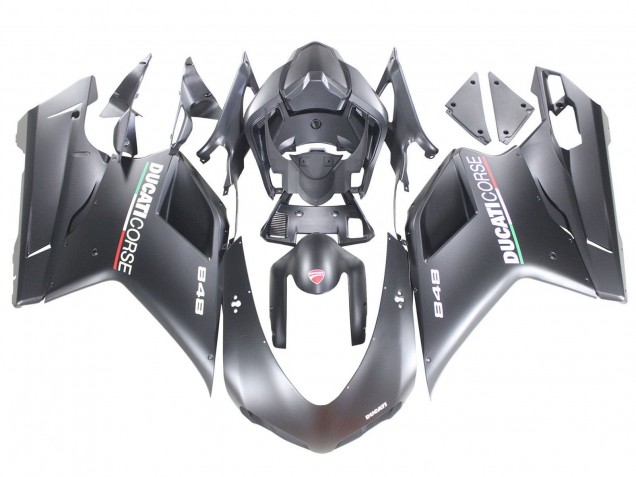 Carena Moto Ducati 848 2007-2014 - Grigio Opaco