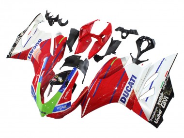 Carena Moto Ducati Panigale 899/1199 2011-2014 - Bianco Rosso Verde Blu Nero Lucido Flex-Box