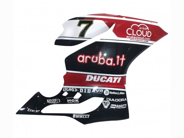 Carena Moto Ducati Panigale 899/1199 2011-2014 - Bianco Rosso Nero Lucido Aruba.it 7
