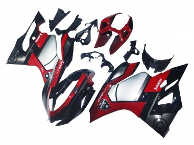 Carena Moto Ducati 1199 2011-2014 - Rosso Argento Nero
