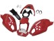 Carena Moto Ducati Monster 696 796 1100 1100S 2008-2012 - Rosso Bianco