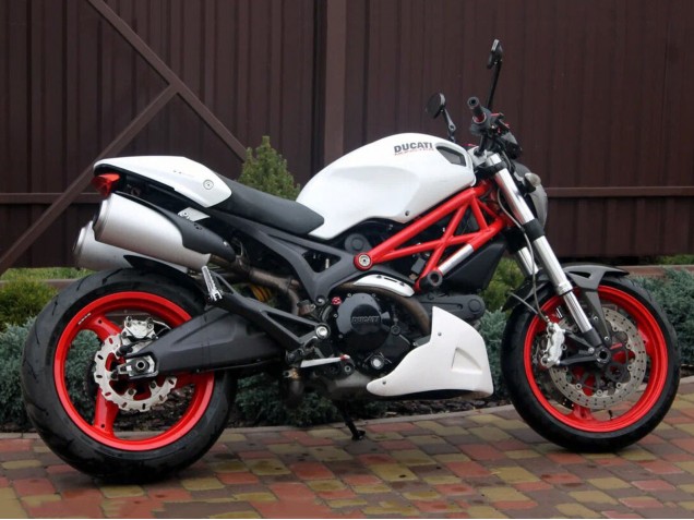 Carena Moto Ducati Monster 696 796 1100 1100S 2008-2012 - Bianco