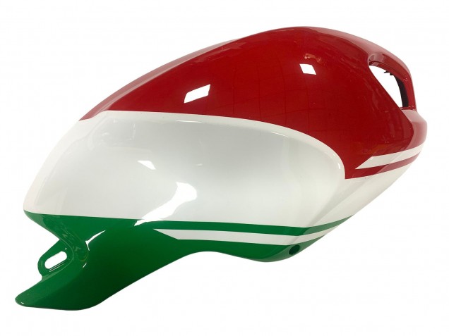 Carena Moto Ducati Monster 696 796 1100 1100S 2008-2012 - Bianco Rosso Verde
