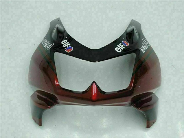 Carene Moto Kawasaki EX250 2008-2012 - Nero Lucido Rosso Bordeaux